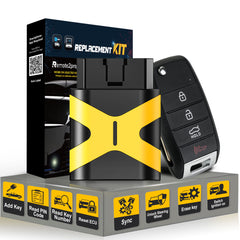 DIY Car Key Programmer OBD Tool and Uncut Blade Car Key Replacement for 2014-2016 Kia Forte/2015-2016 Kia Forte5 with FCC: OSLOKA-870T