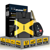 Key Programmer Tool/Bluetooth OBD Tool and Uncut Blade H Chip Car Key Replacement for RAV4/Highlander/Tundra with FCC: GQ4-52T