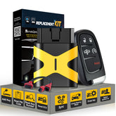 Smart Key Self Programmable Car Key/12+8 Cable Adapter and Keyless Entry Remote Replacement for 2018-2019 Dodge Ram 1500 2500 3500 with FCC: GQ4-54T