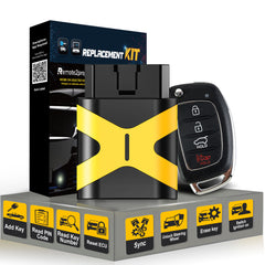 DIY Key Programmer/No Tool Required with Car Key Fob Replacment for Hyundai Santa Fe 2013-2016 with FCC:TQ8-RKE-3F04