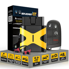 Smart Car Key Self Programmable Car Key Fob and Smart Keyless Entry Remote Replacement for 2017-2021 Jeep Renegade with FCC: M3N-40821302