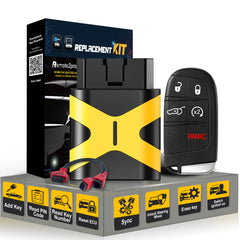 Smart Car Key Self Programmable Car Key Fob and Smart Keyless Entry Remote Replacement for 2017-2020 Jeep Compass with FCC: M3N-40821302