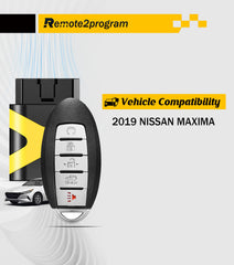 Smart Key DIY Programming and Programmable Keyless Entry Remote Replacement for 2019 Nissan Maxima with FCC: KR5TXN7