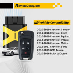 Self Programmable Car Key/Bluetooth/Paring with Smarthphone and Porgrammable Keyless Entry Replacement for Chevy with FCC: OHT0106051