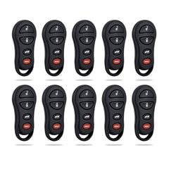 Car Key Fob Keyless Entry Remote Control Replacement for 2001-2006 Sebring 2003-2009 Viper GQ43VT17T  KR-D4RD