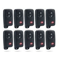 Smart car Key fob Replacement for Toyota 4Runner Prius C V Venza with FCC ID: HYQ14ACX 271451-5290 KR-T3RE