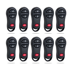 3 BTN Keyless Entry Remote Replacement for Dodge Jeep Car Key Fob GQ43VT17T  KR-D3RB