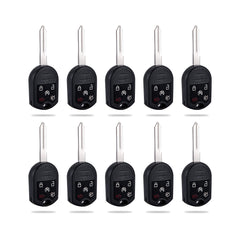 Car Key Fob 4D63-80 Chip Replacement for 2011-2016 Ford Expedition 2012-2015 Ford Taurus 5 Button 164-R8000 CWTWB1U793 KR-F5SA