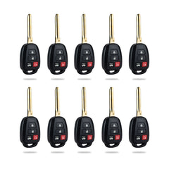 H Chip Remote Car Key Replacement for 2014-2017 Toyota Camry 4 Button HYQ12BEL KR-T4SC