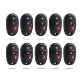 3 Button Keyless Entry Remote Car Key Fob Replacement For 2004-2017 Sienna 2008-2018 Toyota Sequoia GQ43VT20T KR-T3RC