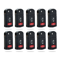 3 BTN Keyless Entry Remote Replacement for 2005-2008 Mazda 6 RX8 FLIP KPU41788  KR-M3SB