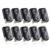 Smart car Key fob Replacement for ES is GS LS 2009-2012 Keyless Fob with FCC ID: HYQ14AAB 3370 Board