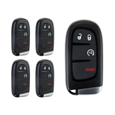 Car Key Fob 46 CHIP Keyless Entry Remote Control Replacement for 2013-2019 Ram 1500 2500 3500 433Mhz GQ4-54T  KR-D4RG-05