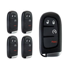 Car Key Fob 46 CHIP Keyless Entry Remote Control Replacement for 2013-2019 Ram 1500 2500 3500 433Mhz GQ4-54T  KR-D4RG-05