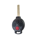 Uncut Smart Car Key Fob 4 BTN Replacement for 2005-2015 Fortwo Remote KR55WK45144 315MHz KR-B4SA