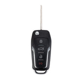 4 BTN Upgraded Flip Remote Key Fob Replacement for 2008 - 2014 Ford Escape Explorer, 2004 - 2006 LS, 2005 - 2007 Montego CWTWB1U345, CWTWB1U212, CWTWB1U331 KR-F4SG