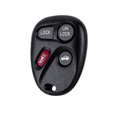 4 BTN Car Key Fob Keyless Entry Remote Replacement for 2002 - 2007 GMC Envoy 2004 - 2007 Buick Rainier MYT3X6898B KR-C4RF