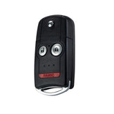 Keyless Entry Remote Flip Key Fob Replacement for Acura 2007-2013 RDX MDX 3BTN N5F0602A1A