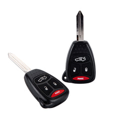 4 BTN Keyless Entry Remote Control Car Key Fob Replacement for 2005-2007 Chrysler 300 2007-2009 Aspen KOBDT04A KR-D4SB