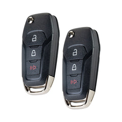 Flip Car Key Fob Uncut Replacement for 2015 - 2019 F-150/2015-2019 F350/2015 - 2019 F250 315MHZ N5F-A08TAA  KR-F3SC
