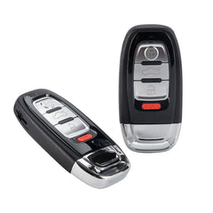 4 BTN Keyless Entry Remote Control Car Key Fob Replacement for Audi A Q R S TT Quattro Remote Fob IYZFBSB802  KR-A4RA