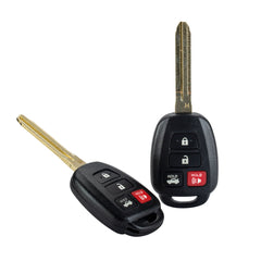 H Chip Remote Car Key Replacement for 2014-2017 Toyota Camry 4 Button HYQ12BEL KR-T4SC