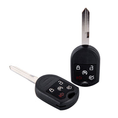 Car Key Fob 4D63-80 Chip Replacement for 2011-2016 Ford Expedition 2012-2015 Ford Taurus 5 Button 164-R8000 CWTWB1U793 KR-F5SA