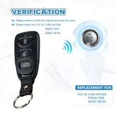 Replacement for Keyless Entry Remote Car Key Fob fit for 2010 - 2014 Kia Forte 4 BTN PINHA-T008   KR-K4RD