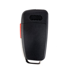 Uncut Blade Replacement for 2010-2014 A1 2011-2014 Q3 2006-2010 TT 2009-2010 R8 Flip Keyless Remote Key Fob 8X0837220D  KR-V4SD-05