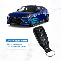 Replacement for Keyless Entry Remote Car Key Fob fit for Kia Optima Hyundai Velost NYOSEKS-TF10ATX KR-K4RE