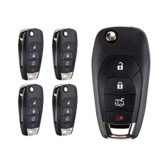 4 BTN Keyless Entry Remote 433MHZ Car Key Replacement for 2016-2019-Cruze XL8 Systems Only LXP-T004  KR-C4SD-05