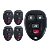 4 Button Keyless Entry Remote Replacement for 2007-2008 Saturn Aura Sky KOBGT04A KR-C4RB