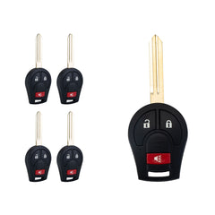 Keyless Entry Remote Replacement for Car Key Fob for 2005-2015 Armada 2009-2014 Cube 2003-2008 FX45 3 Button 46 Chip CWTWB1U751  KR-N3SA