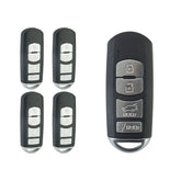 315MHZ Car Key Replacement for 2017-2019 Mazda CX-5 2016-2019 CX-9 Smart Remote Key 4B WAZSKE13D01 KR-M4RC-05