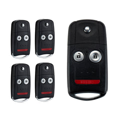 Keyless Entry Remote Flip Key Fob Replacement for Acura 2007-2013 RDX MDX 3BTN N5F0602A1A  KR-A3SA