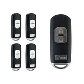 3 Button Smart Remote Key Replacement for 2012-2018 Mazdaa 3 5 CX-3 CX-5 WAZSKE13D01/ WAZSKE13D02 315MHZ KR-M3RB-05