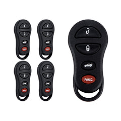 Car Key Fob Keyless Entry Remote Control Replacement for 2001-2006 Sebring 2003-2009 Viper GQ43VT17T  KR-D4RD