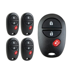 3 Button Keyless Entry Remote Car Key Fob Replacement For 2004-2017 Sienna 2008-2018 Toyota Sequoia GQ43VT20T KR-T3RC