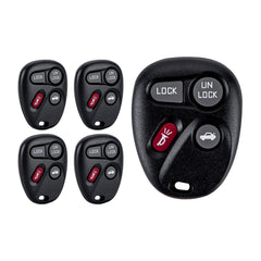 4 BTN Car Key Fob Replacement for 1996-2000 Chevy Tahoe 1997-2002 GMC Savana 1500 1997-1999 Buick Lesabre ABO1502T KR-C4RH