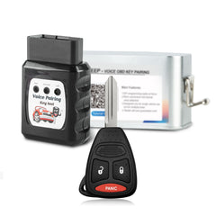 DIY Car Key Fob Voice Programming Kit Fit for 2006-2009 Dodge Ram 2007-2012 Dodge Caliber 2004-2010 Dodge Dakota 2004-2013 Dodge Durango 2005-2007 Dodge Magnum KOBDT04A
