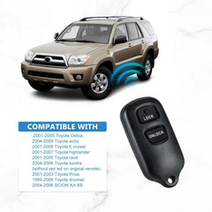 315MHZ Car Key Fob Replacement for 2004-2006 Toyota Tundra Remote HYQ12BAN, HYQ12BBX, HYQ1512Y  KR-T3RD-10