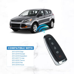 Keyless Entry Car Key Fob 315Mhz Replacement for 2011-2015 Edge 2013-2018 Expedition 2013-2016 Flex M3N5WY8609   KR-F5RB-05