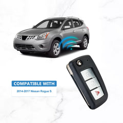 433MHZ Car Key Fob Replacement for 2014-2017 Rogue S Remote 3 Button CWTWB1G76  KR-N3RB-05