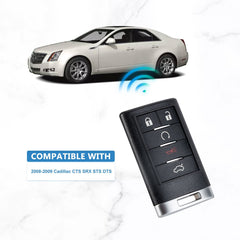 Car Key Fob 315MHz Replacement for 2008 2009 Cadillac CTS SRX STS DTS Keyless Entry  KR-G5RA-10
