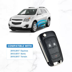 Car Key Fob Remote Control Transmitter 315MHZ for 2010-2017 Sonic 2012-2017 Equinox 2010-2017 GMC Terrain OHT01060512  KR-C3SA-05