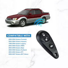 Keyless Entry Control Car Key Fob 433MHZ Replacement for 2000-2004 Subaru Forester Impreza Legacy Outback B9 Tribeca NHVWB1U711  KR-G4RF-10