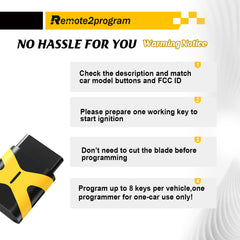 All Key Lost OBD Scanner Diagnostic Tool/Add 2 Keys and Keyless Entry Remote Replacement for Dodge with FCC: M3N32297100