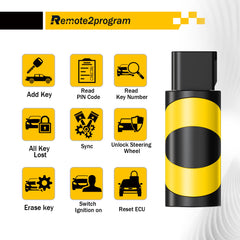 All Key Lost OBD for Car Key Fob Programmer and for Large number of car models/Easy and Safe Programmer Tool(OBD only)