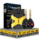 Key Fob Programmer Kit for All Key Lost and 4D67 Chip Car Key Fob Replacement for 2008-2010 Toyota Corolla, 2008-2012 Avalon with FCC: GQ4-29T