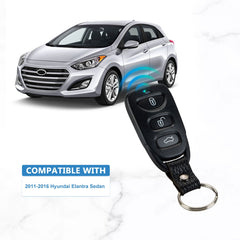 4 BTN Keyless Entry Remote Control Replacement for 2011-2016 Hyundai Elantra Sedan OSLOKA-360T  KR-K4RJ